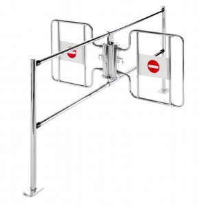 Double Rail Mounted Checkout Gate